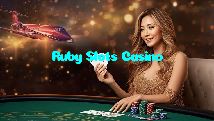 Ruby Slots Casino casino presented on mobile device in Pakistan with slots and live games